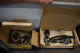US Divers Mask & Regulator with Original Packaging