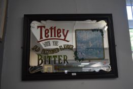 Reproduction Tetley Bitter Pub Mirror