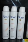 Three Dove Fruity Antiperspirant Sprays