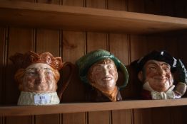 Three Royal Doulton Character Jugs