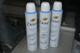 Three Dove Classic Fresh Antiperspirant Sprays