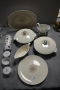 Royal Doulton Desert Star Pattern Plates and Tureens etc plus Royal Worcester Dishes