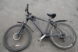 Black Painted Mountain Bike