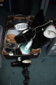 Assorted Electricals Steamer, Lamp etc