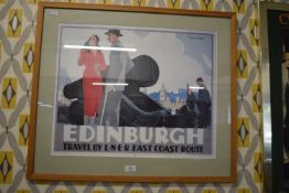 Framed Reproduction LNER Railway Poster
