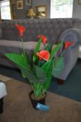 Artificial Red Calla Lily