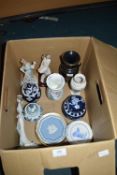 Pottery Items including wedgewood Jasper Ware