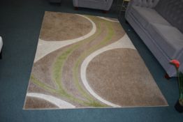 Dunelm Beige Lime Rug 160cm x 230cm
