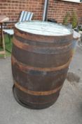 Wooden Whisky Barrel