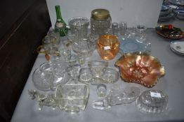 Assorted Glassware, Serving Bowls, Glasses etc