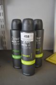 Three Dove Men's Deodorant Aerosols