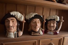 Three Royal Doulton Character Jugs