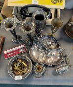 EPNS Serving Dishes & Epergne etc