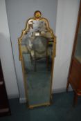 Gilt Framed Mirror with Swags and Shells