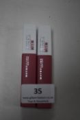 Two Maybellene Super Stay Liquid Lipsticks 175 Ringleader
