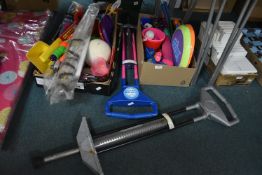 Children's Toys including Pogo Sticks, Frisbee, Kites etc