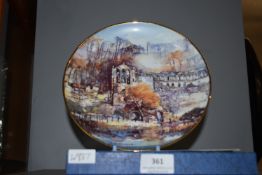 Tom Harland Limited Edition Plate Recollection of Autumn in Yorkshire - with Certification
