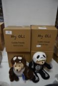 Four My Ollie Halloween Cuddle Friends 2pks