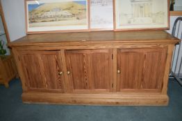 Solid Stripped Pine Dresser Base