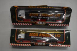 Two Eddie Stobart Corgi Articulated Trucks