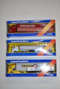 Three Corgi Superhaulers Trucks and Tankers