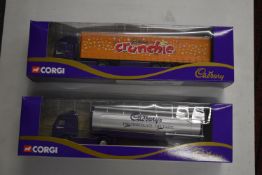 Two Cadbury's Chocolate Transporter Trucks