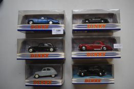 Six Matchbox Dinky Collection Classic Cars