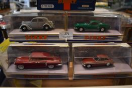 Four Matchbox Dinky Classic Cars