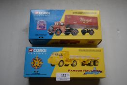 Two Corgi Classics Bedford trucks
