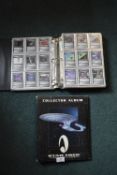Vintage Star Trek Collectors Cards 1000+ plus X-Files Cards, and Albums