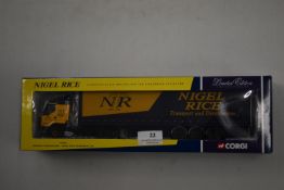 Corgi Limited Edition 'NIgel Rice' Renault Curtain