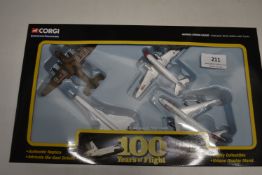 Corgi 100 Years of flight die cast showcase collec