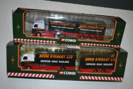 Two Eddie Stobart Corgi Articulated Trucks