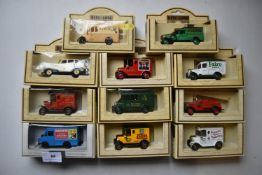 Eleven assorted Die cast advertising vehicles