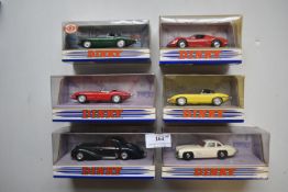 Six Matchbox Dinky Collection Classic Cars