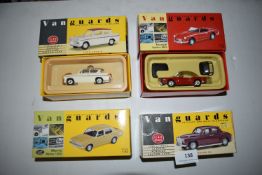 Four Diecast classic cars