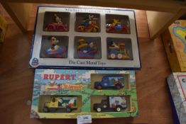Disney Mickey Mouse Transport Set plus Rupert