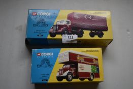 Two Corgi Classics Bedford trucks