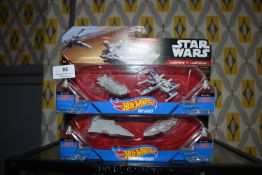 Two 'Star Wars' Hot wheels die cast sets