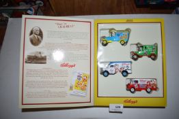 lledo Kelloggs Frosties cereal box containing four