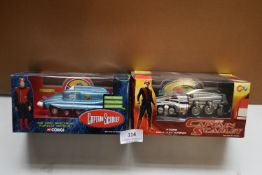 Two Captain Scarlet Buggy Die cast cast Vehicles