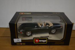Burago Jaguar E Cabriolet 1961