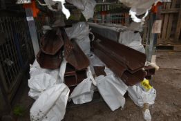 *Contents of Stillage to Include Brown Guttering and Downpipe