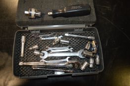 Facom Toolbox Containing Assorted Snap-on and Britool Spanners and Sockets