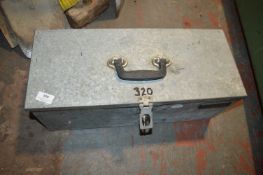 Clarke Metal Toolbox 55x23cm x 22cm high