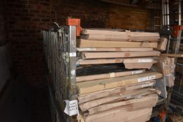 *Contents of Stillage to Include Laminate Worktops, and a Four Panel Door