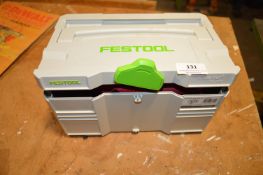 Festool Toolbox Containing Lockout Kits