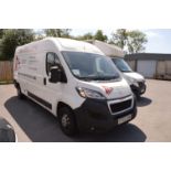 *Peugeot Boxer 335 Pro L3H2 HDi Van, Reg: YF68 ZWW, Mileage 136044 Miles