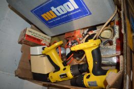 Assorted Cordless Drills (no batteries)