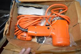 240v Drill, and a 240v Sander